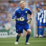 Kasper Schmeichel, con trai của Peter Schmeichel, một huyền thoại bóng đá.