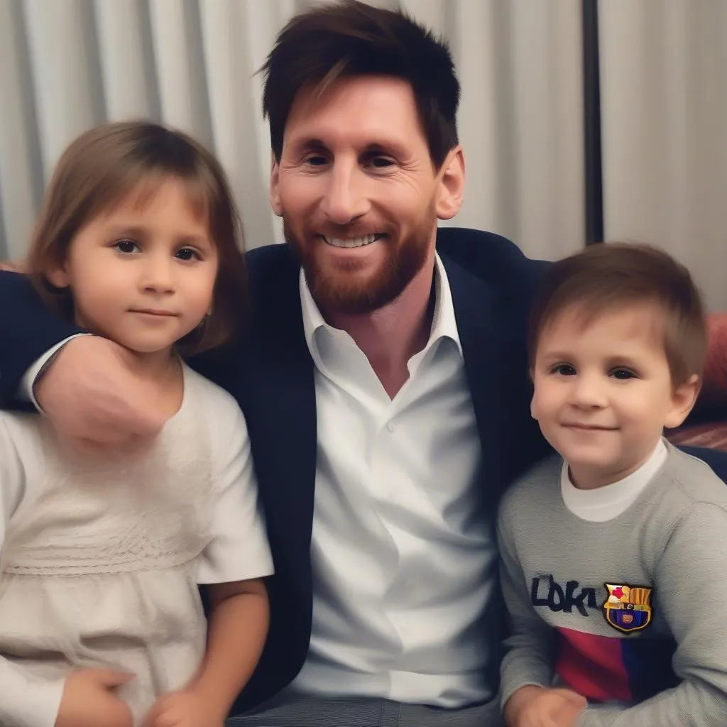 Messi gia đình