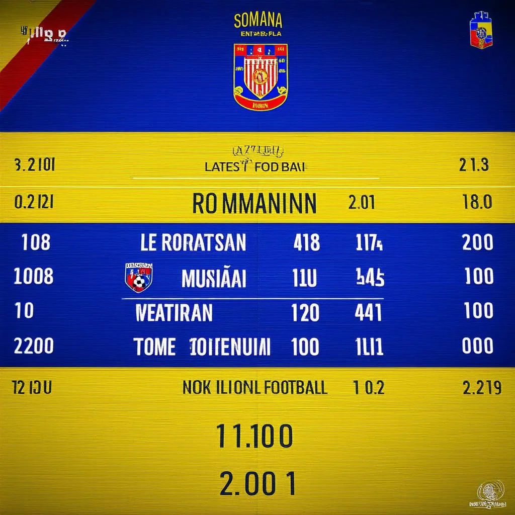 Kết quả bóng đá Romania cập nhật mới nhất