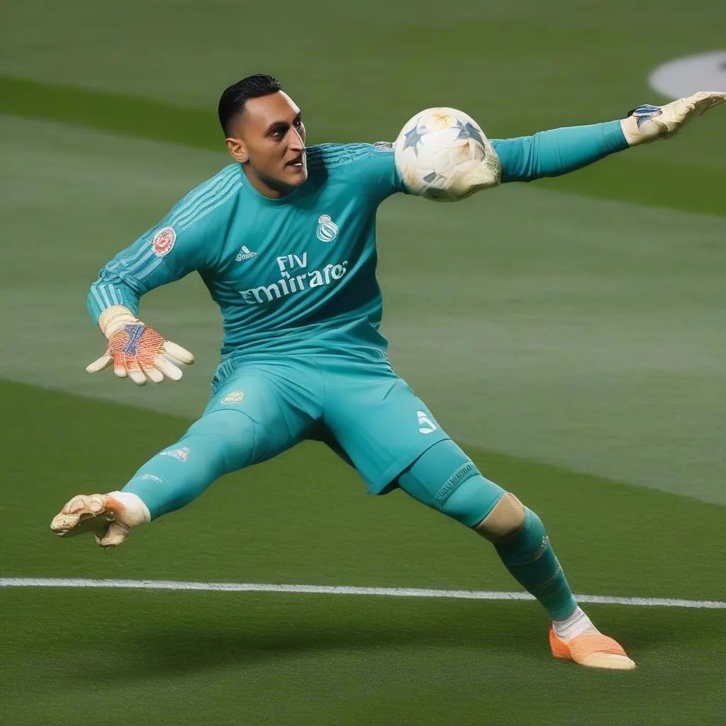 Keylor Navas cản phá