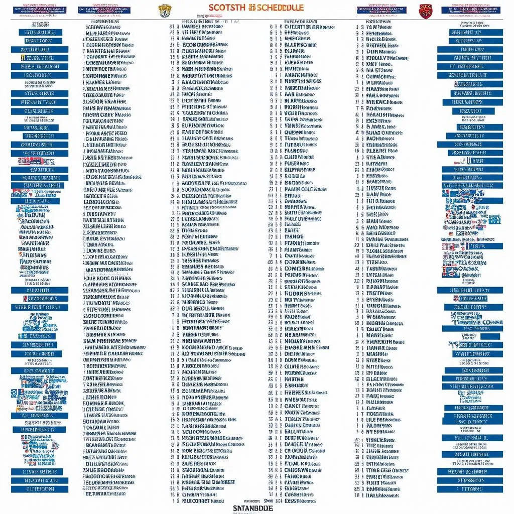 Lịch thi đấu bóng đá Scotland