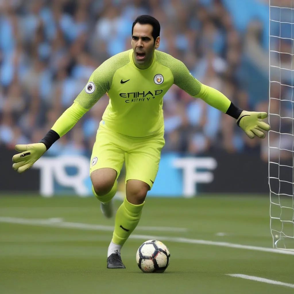 Kỷ lục chuyển nhượng thủ môn đắt giá thứ hai lịch sử Man City - Claudio Bravo