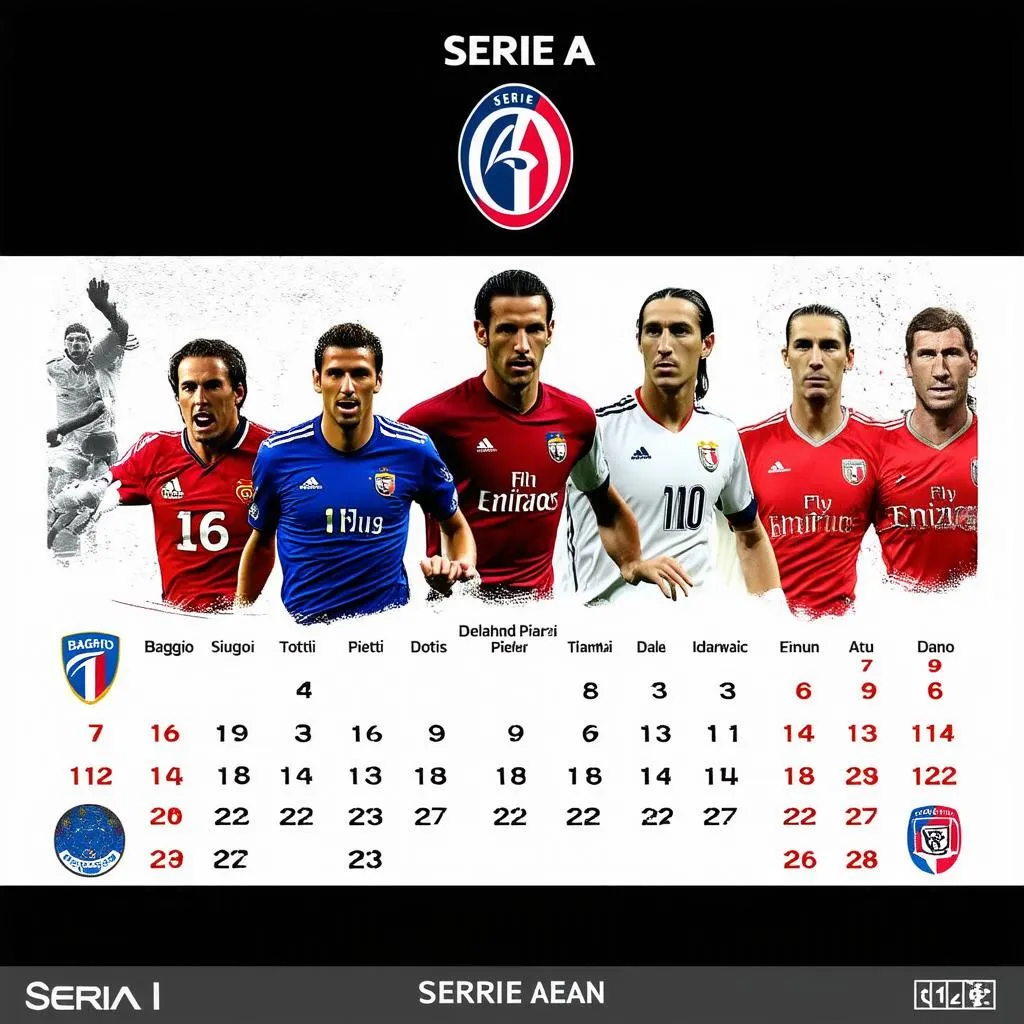 Lịch đá serie a