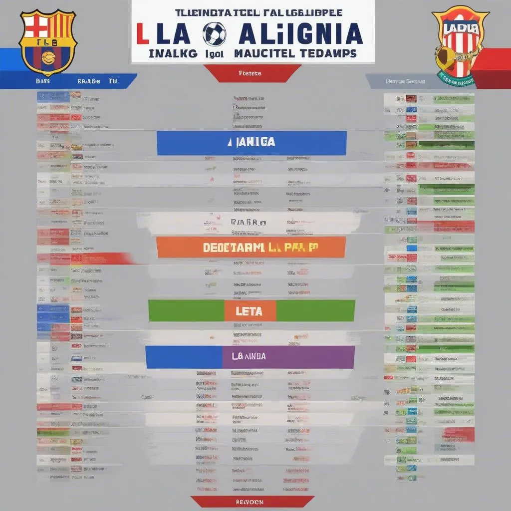 Lịch thi đấu bóng đá La Liga