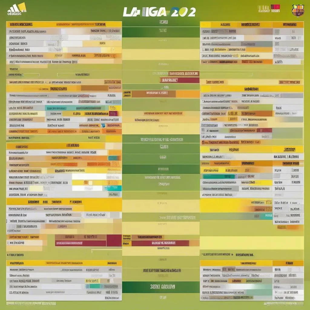 Lịch thi đấu La Liga mùa giải 2023-2024