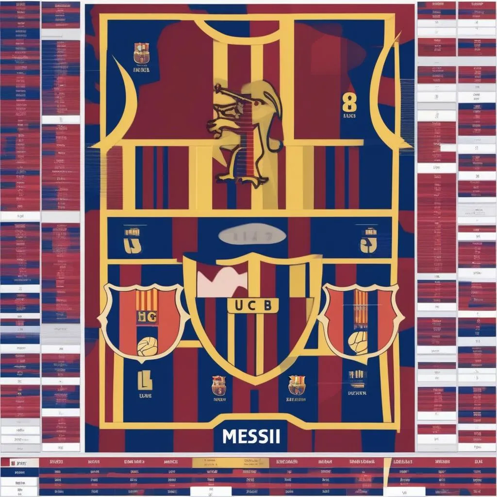 Lịch thi đấu của Messi U tại Barcelona