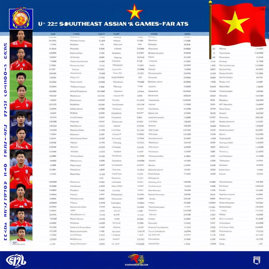 Lịch thi đấu U23 Đông Nam Á 2023