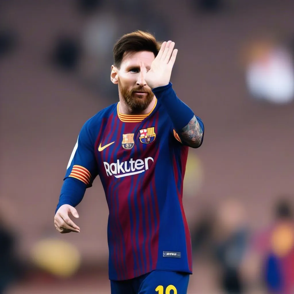 Lionel Messi chia tay CĐV