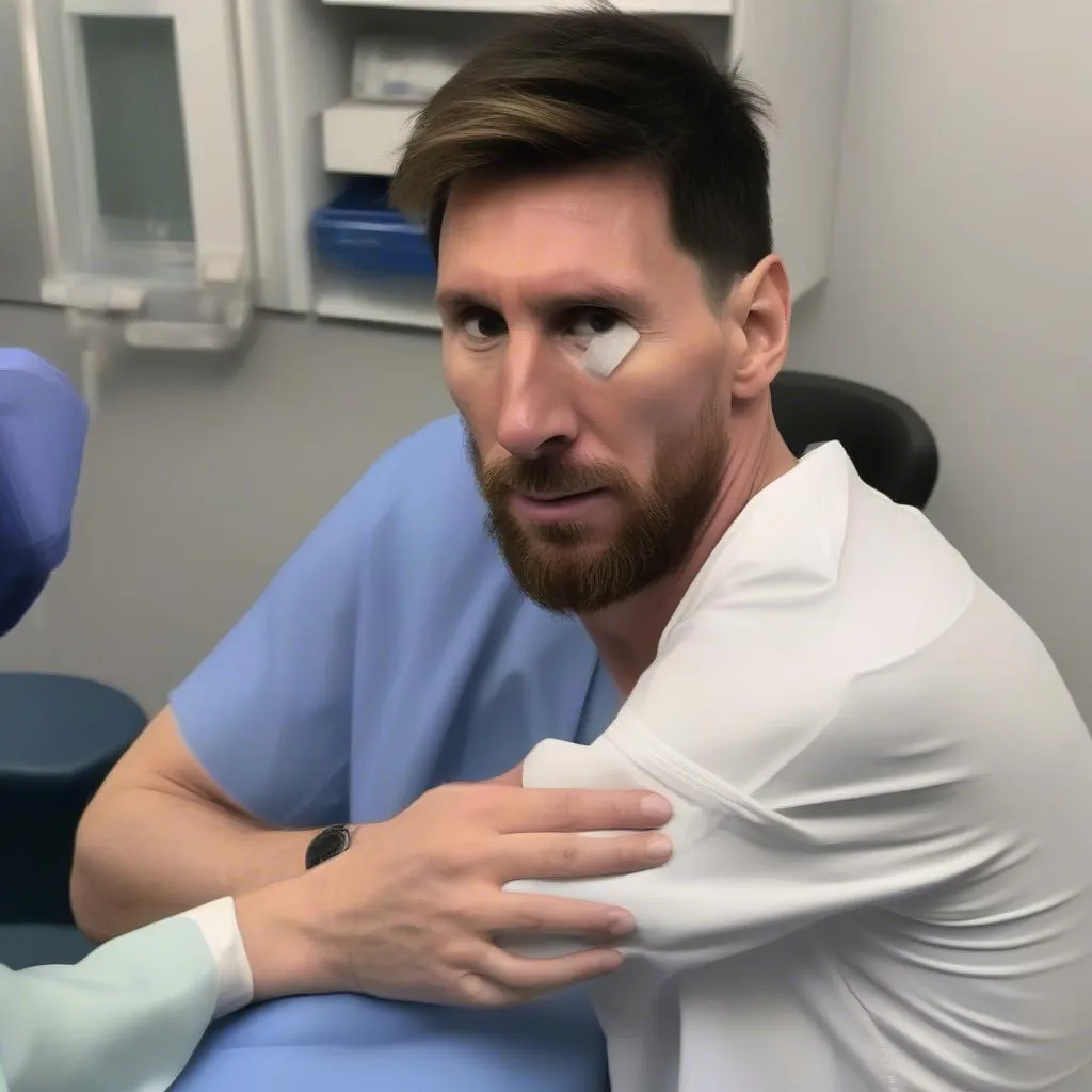 Lionel Messi kiểm tra sức khỏe tại Barcelona