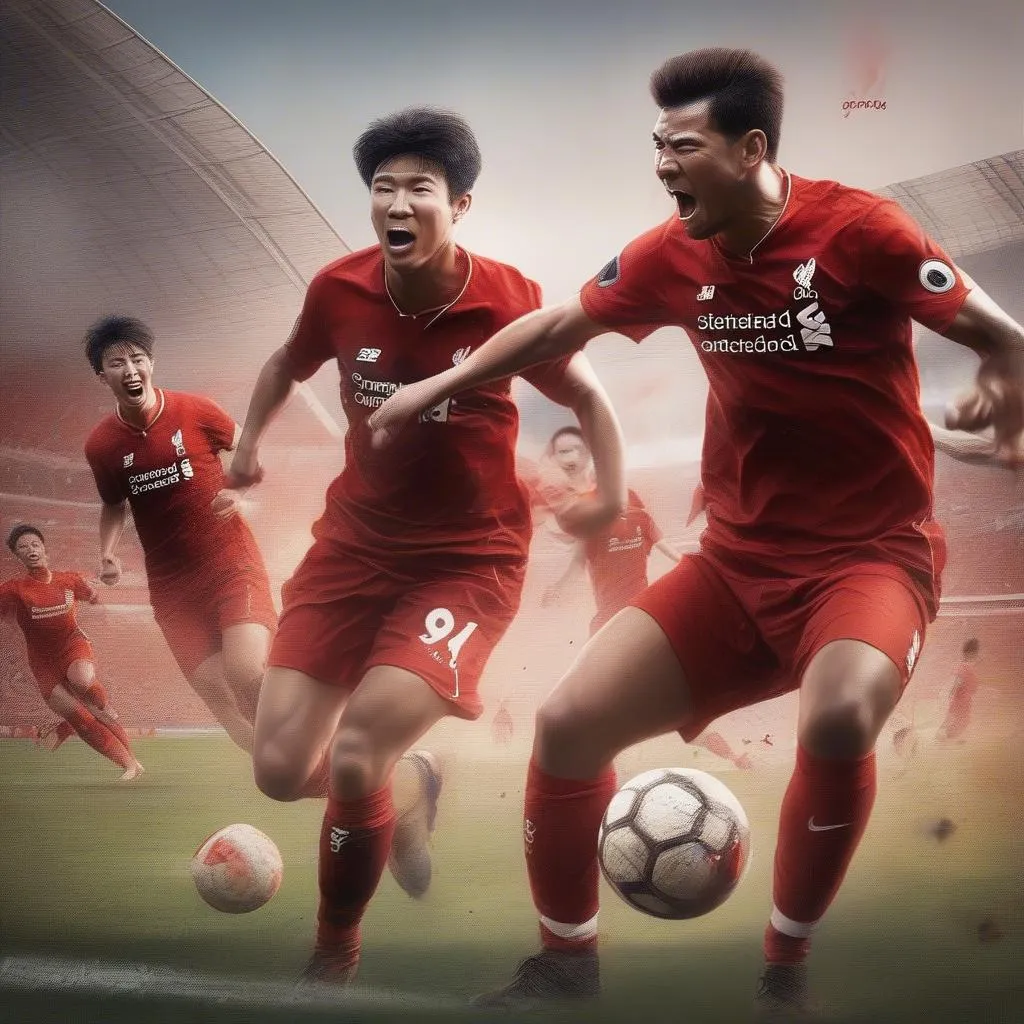 Liverpool vs. [Tên đội bóng] - A thrilling match between two powerful football clubs