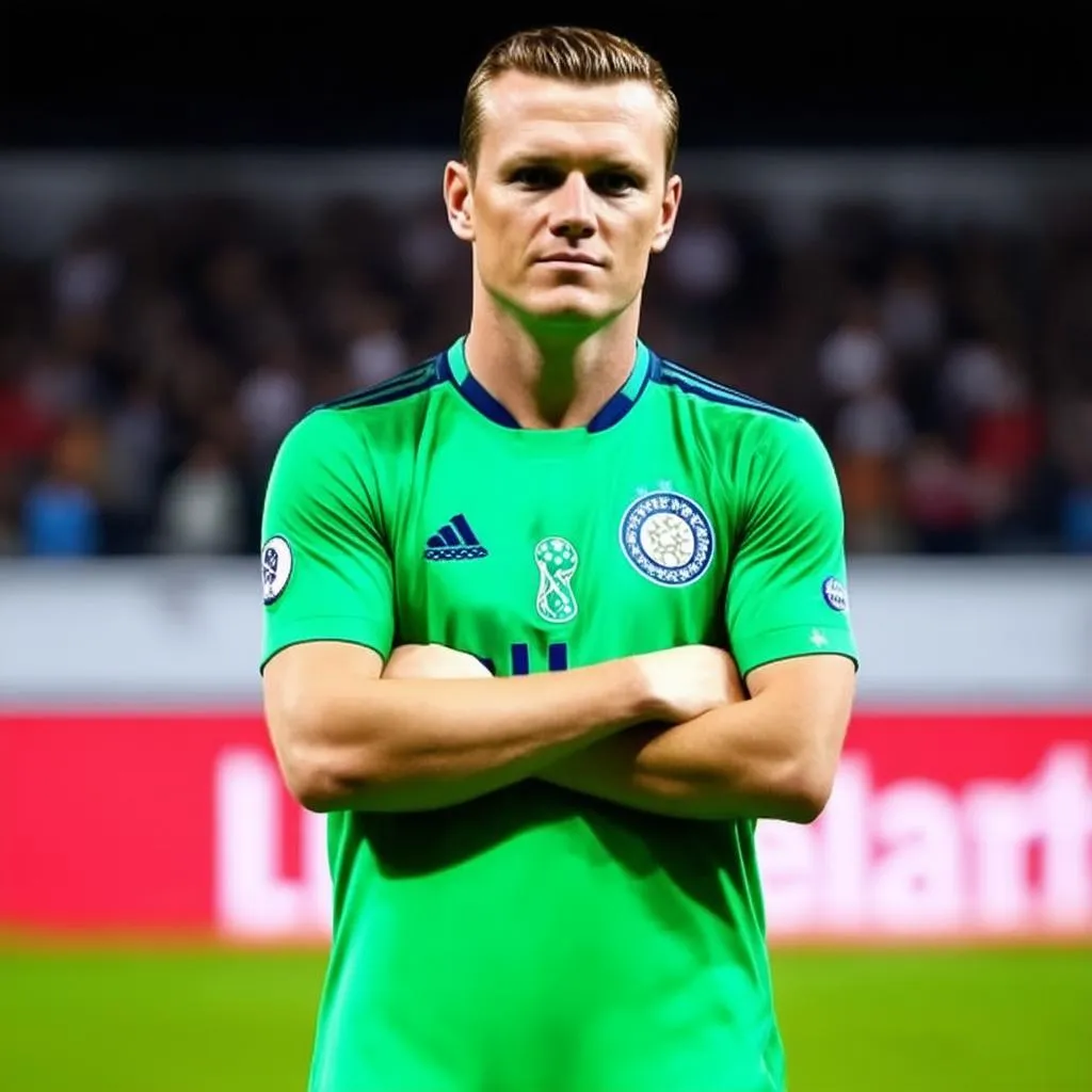 Manuel Neuer trong áo đấu Đức 2018