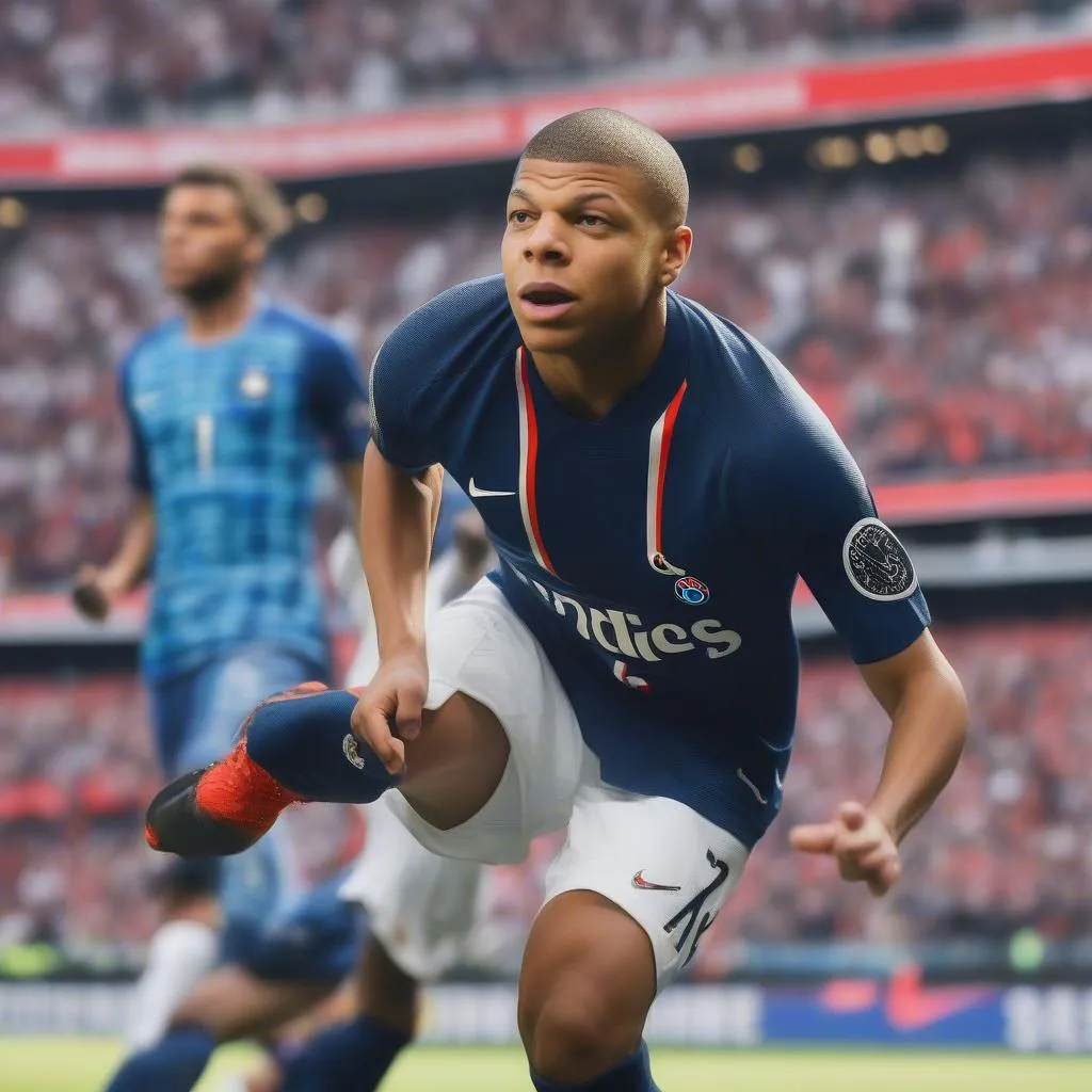 Mbappe là một cầu thủ trẻ đầy tài năng với tốc độ, sức mạnh và khả năng ghi bàn ấn tượng