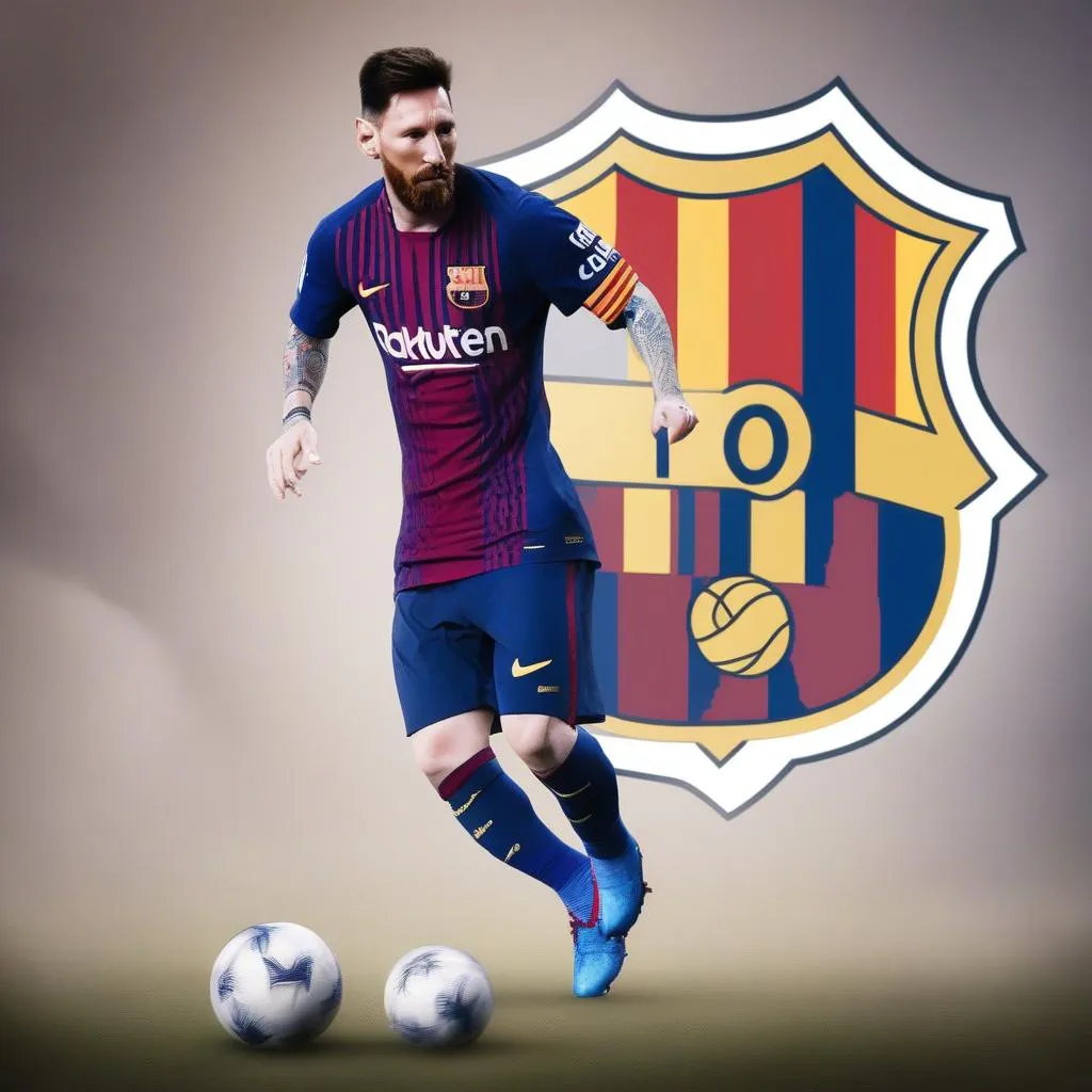 Số áo 10 của Messi ở Barcelona