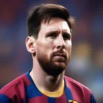 Messi buồn bã năm 2017