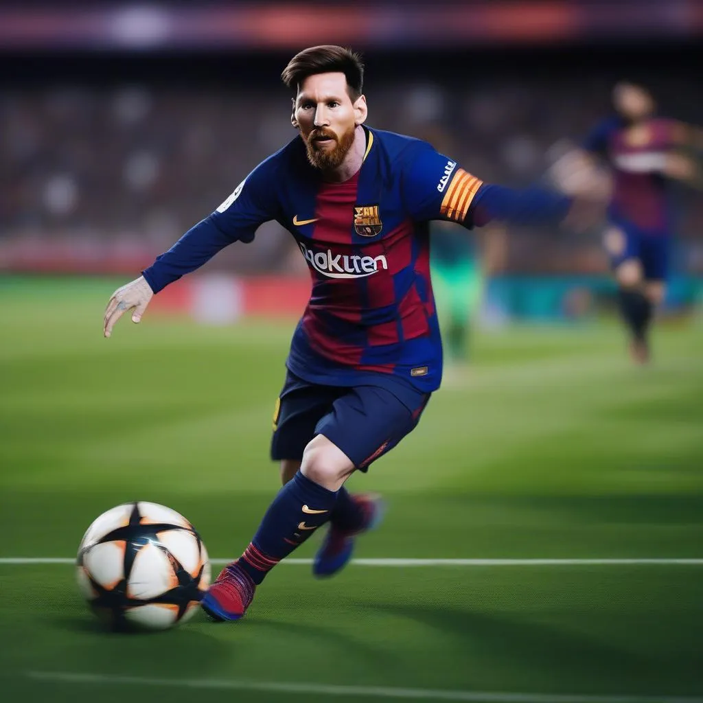 Messi năm 2018