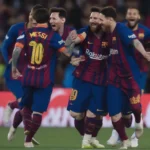 Messi ăn mừng bàn thắng