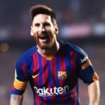 Messi ăn mừng bàn thắng