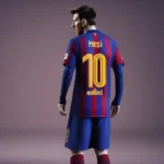 Messi mặc áo số 10 Barcelona