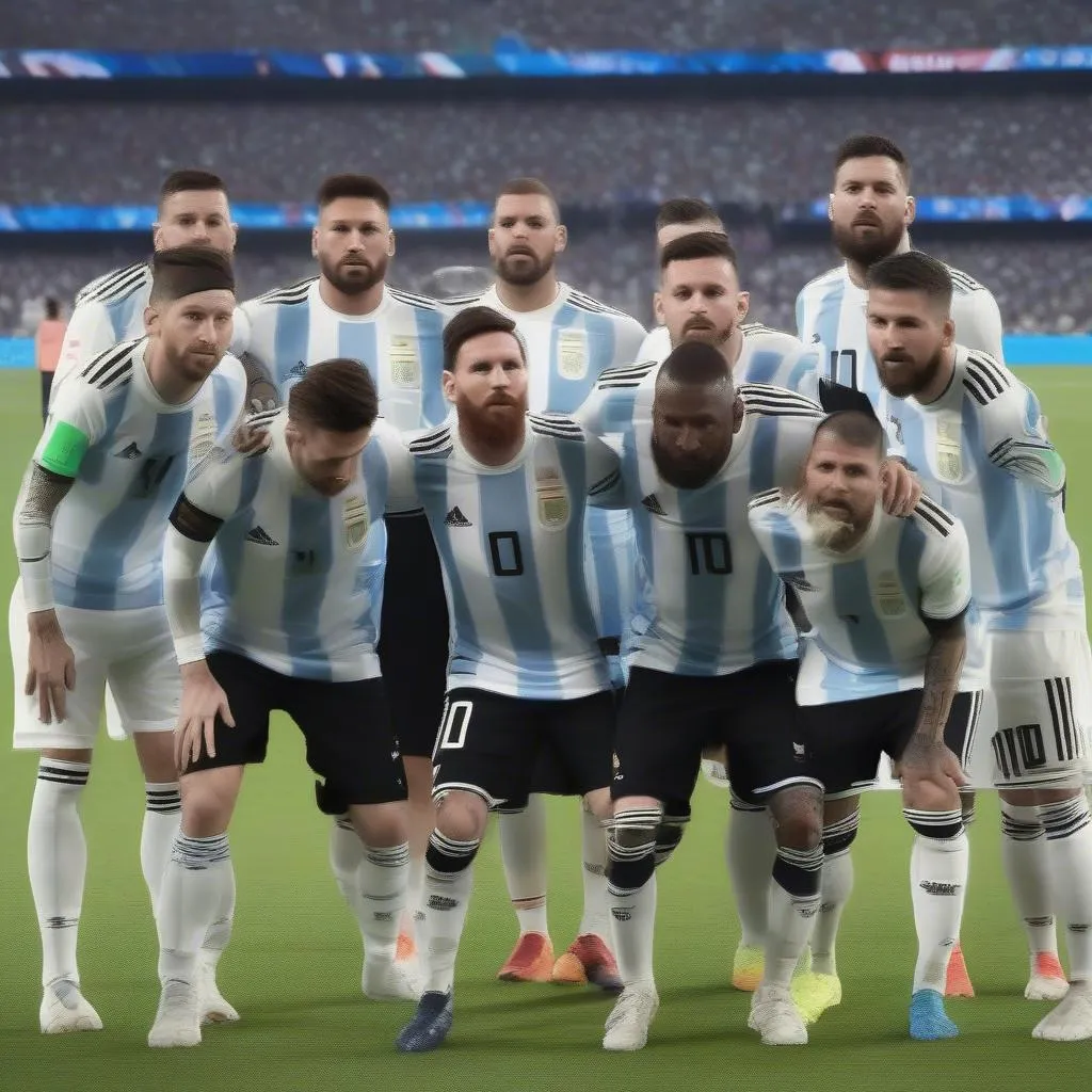 Messi và Argentina trong trận chung kết World Cup 2022