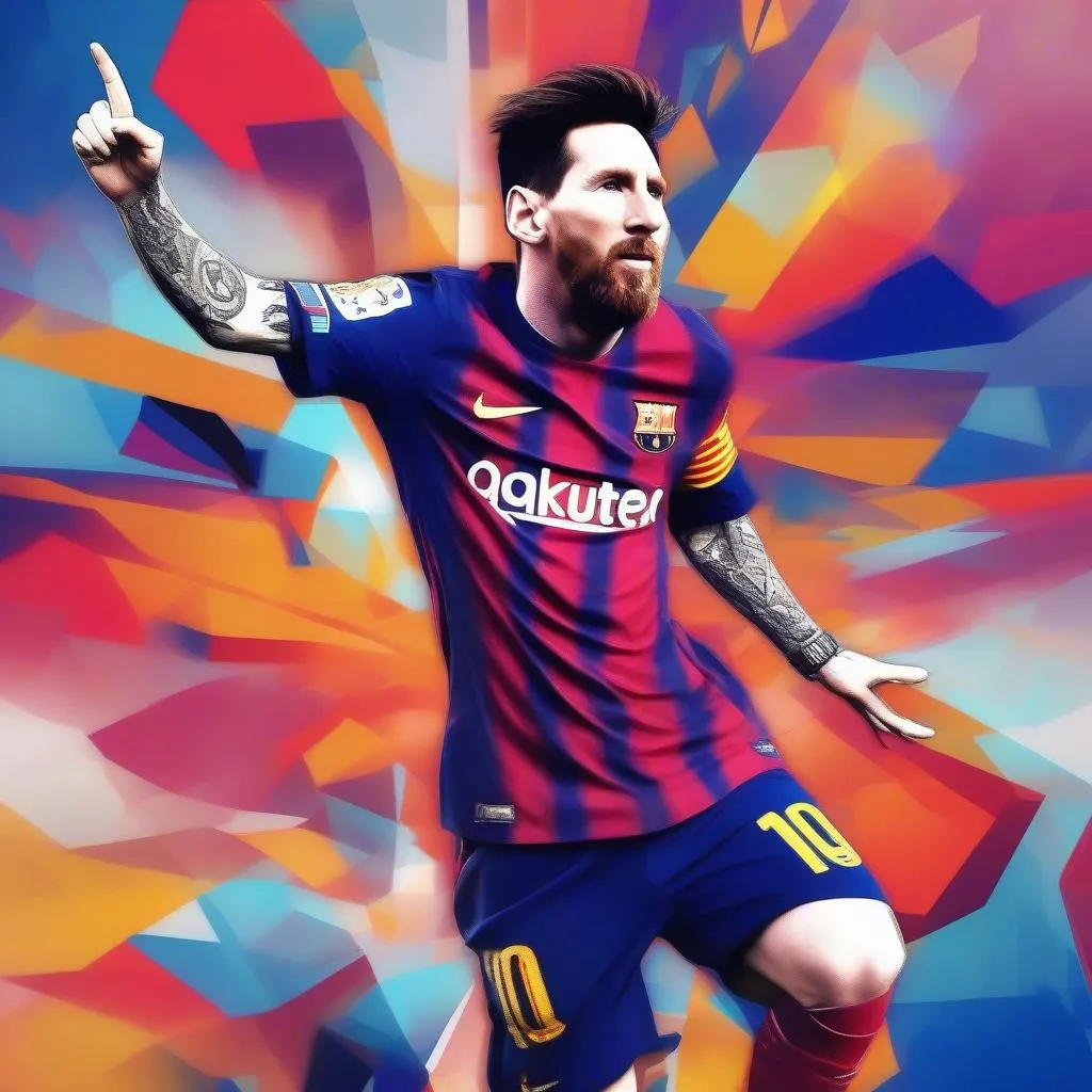 Ảnh Nền Messi Phong Cách Cá Tính