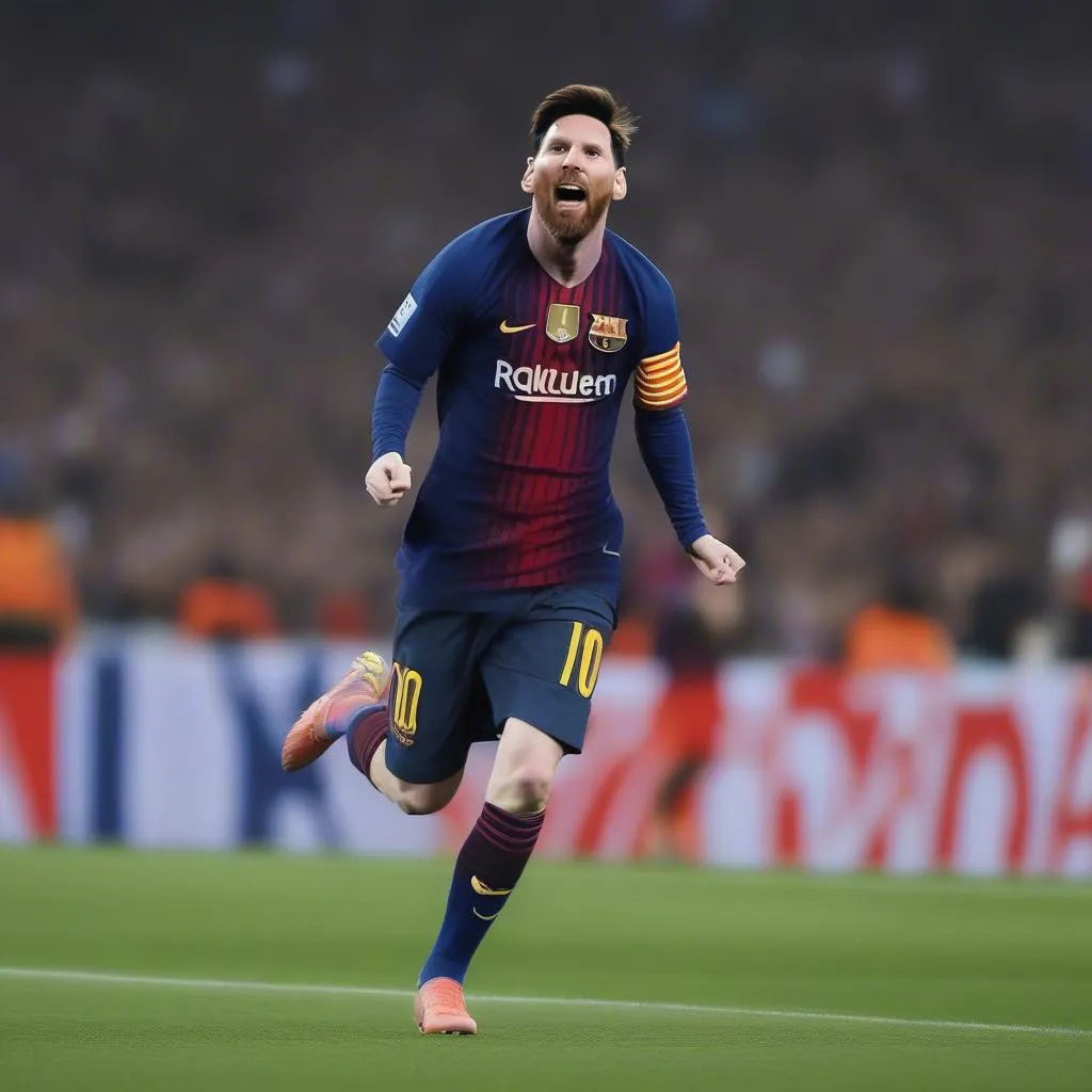 Messi ghi bàn thắng đẹp mắt tại Champions League