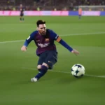 Messi cản bóng