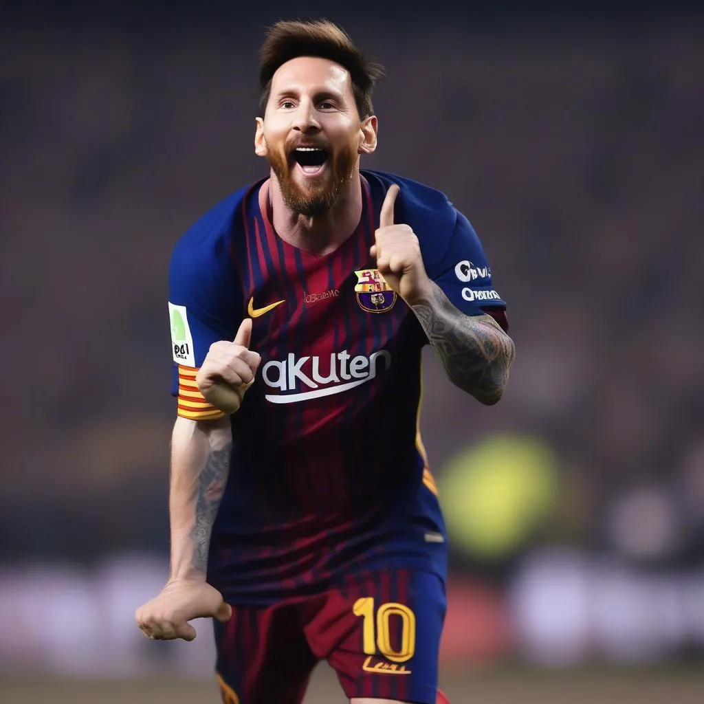 Lionel Messi Celebration