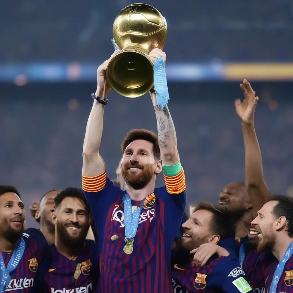 Messi chinh phục Champions League