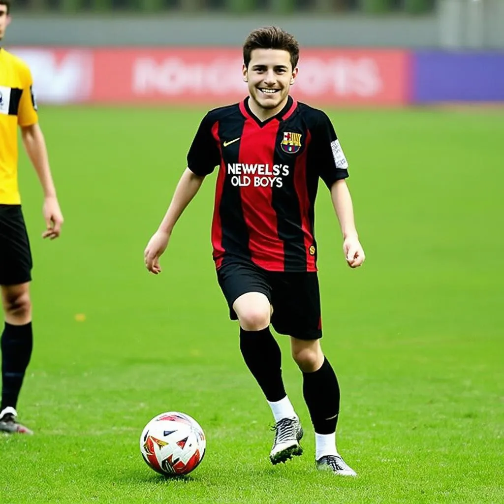 Messi chơi bóng cho Newell's Old Boys