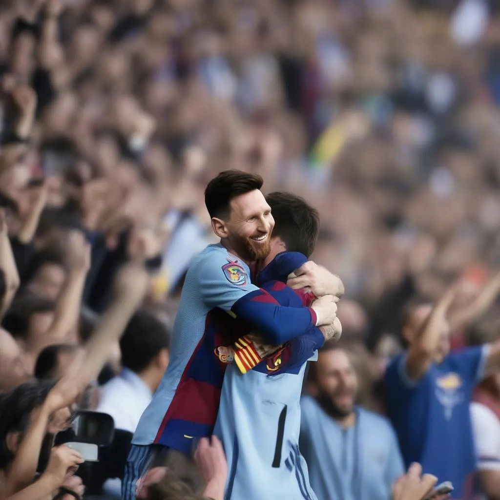 Messi và làn sóng cổ vũ mênh mông