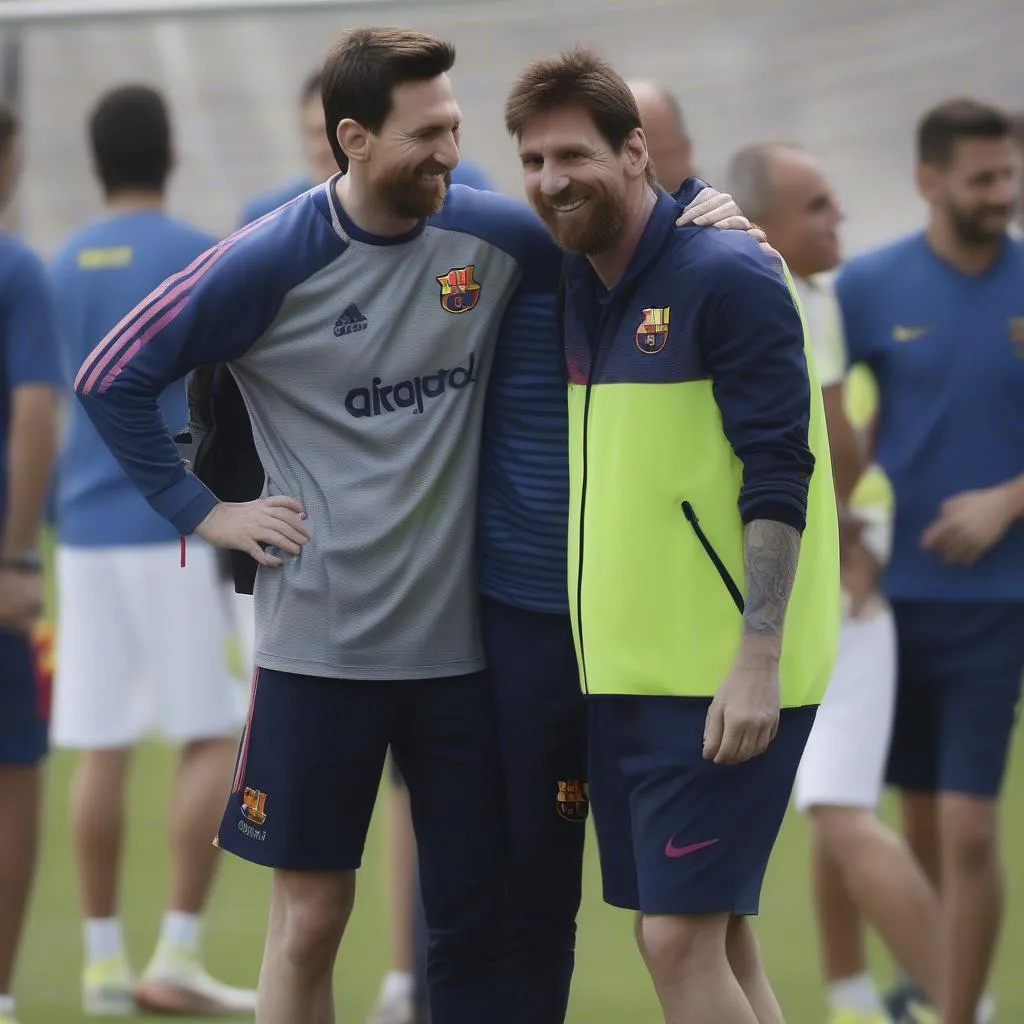 Messi và Huấn Luyện Viên Tito Vilanova