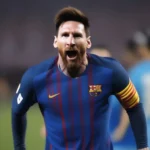 Messi ăn mừng bằng cách coi áo