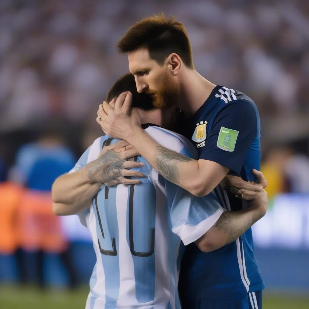 Lionel Messi và đồng đội Argentina tiếc nuối khi để thua Chile ở chung kết Copa America 2016