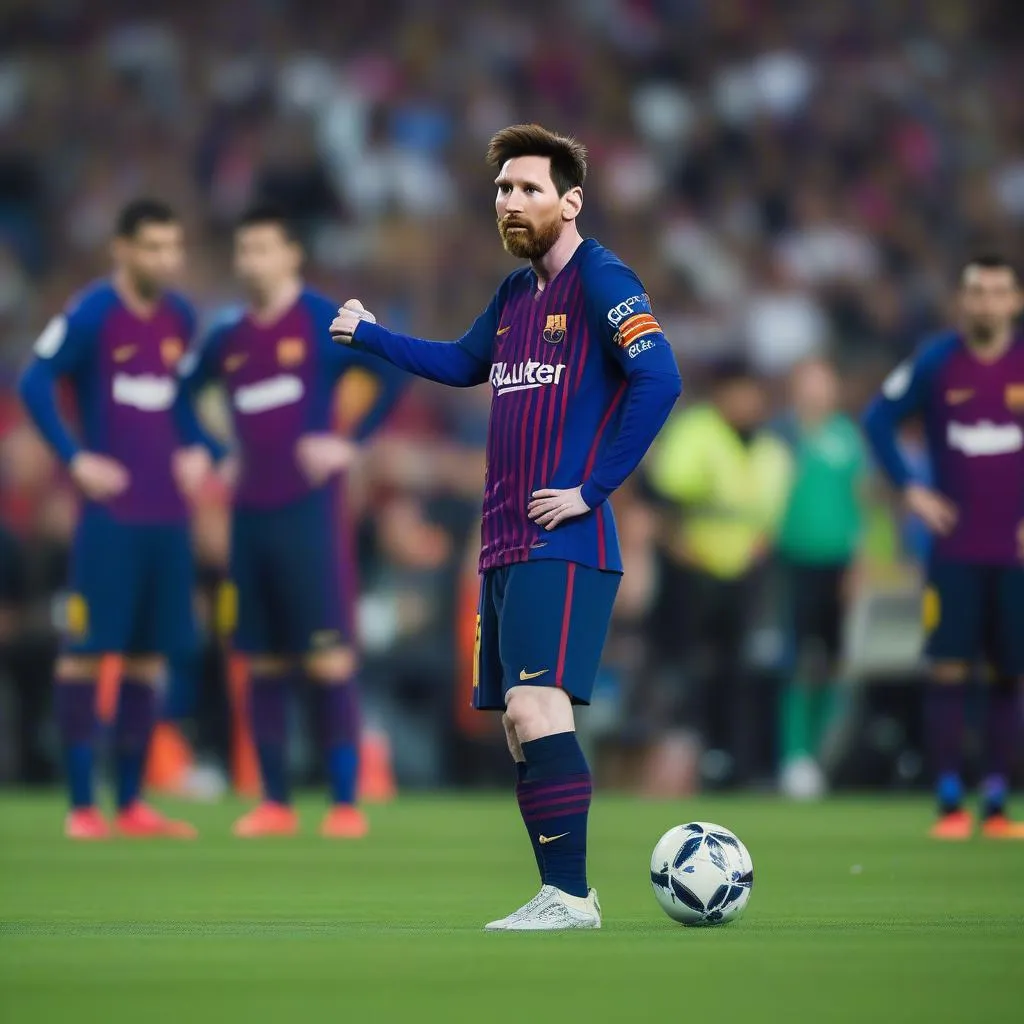 Messi cú đúp đá phạt: Tâm lý bĩnh tĩnh, tự tin phi phàm