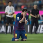 Messi đá hỏng penalty trong một trận đấu quan trọng