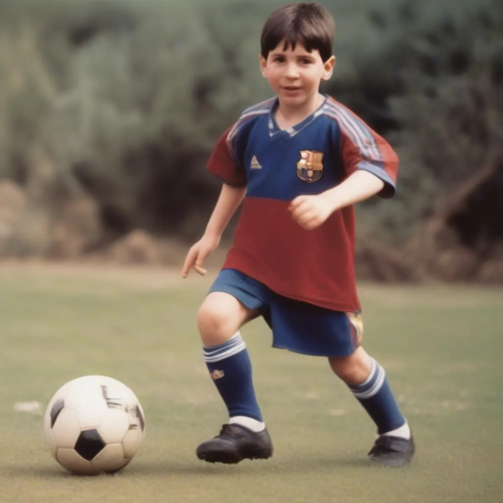 Messi thời thơ ấu