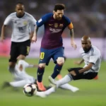 Messi đi bóng