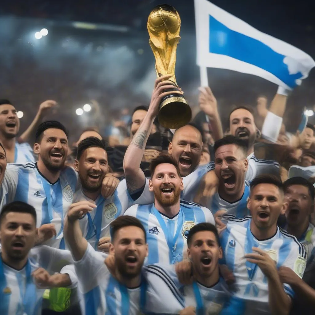 Messi giành chức vô địch Copa America cùng đội tuyển Argentina