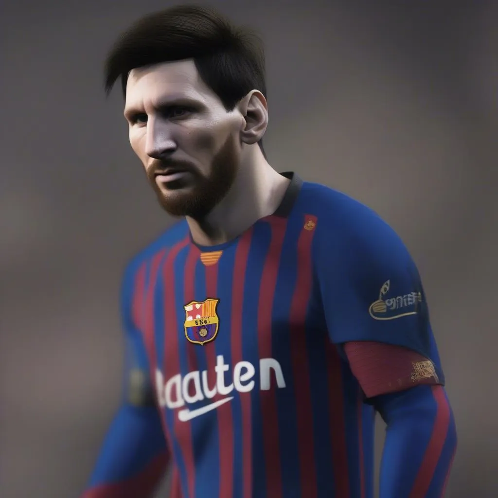 Messi Face PES 2047: Hình ảnh được tạo ra bởi AI