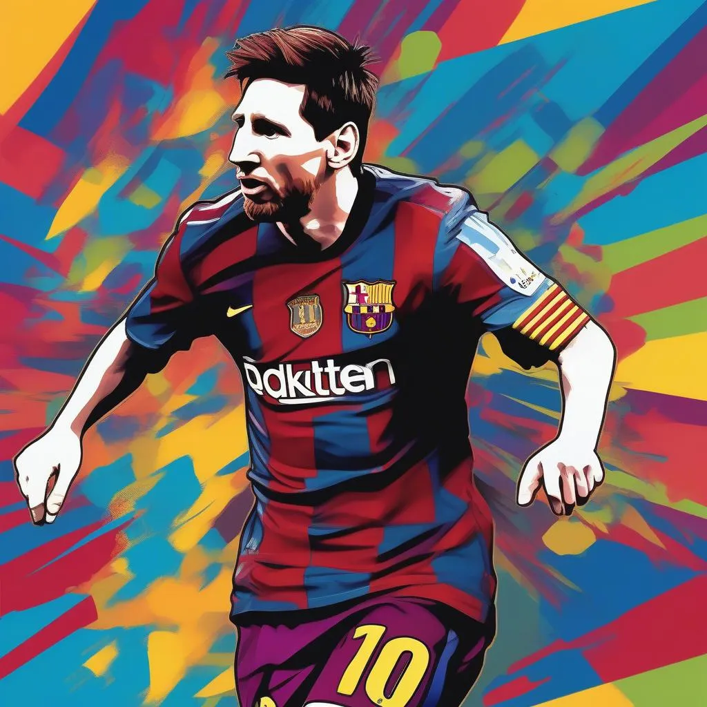 Messi Fan Art trong văn hóa pop