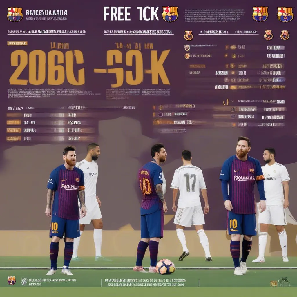 Messi Free Kick Stats: Barcelona vs Real Madrid