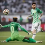 Messi ghi bàn vào lưới thủ môn Nigeria trong trận giao hữu