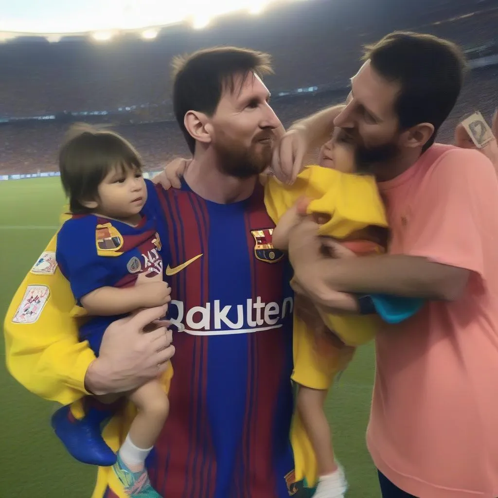 Messi gia đình khẳng định sự thành công