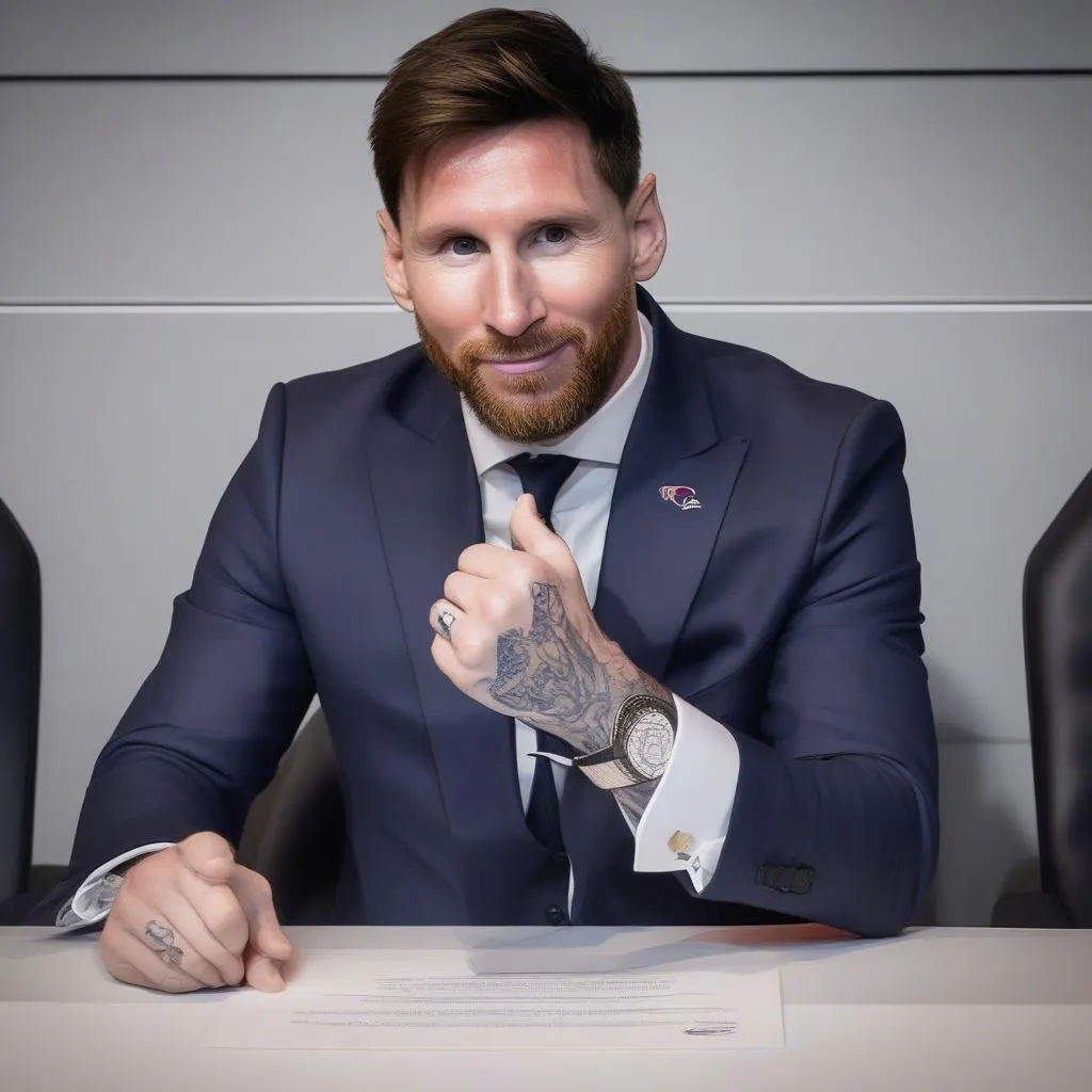 Messi gia nhập PSG, một dấu mốc lịch sử trong làng bóng đá thế giới.