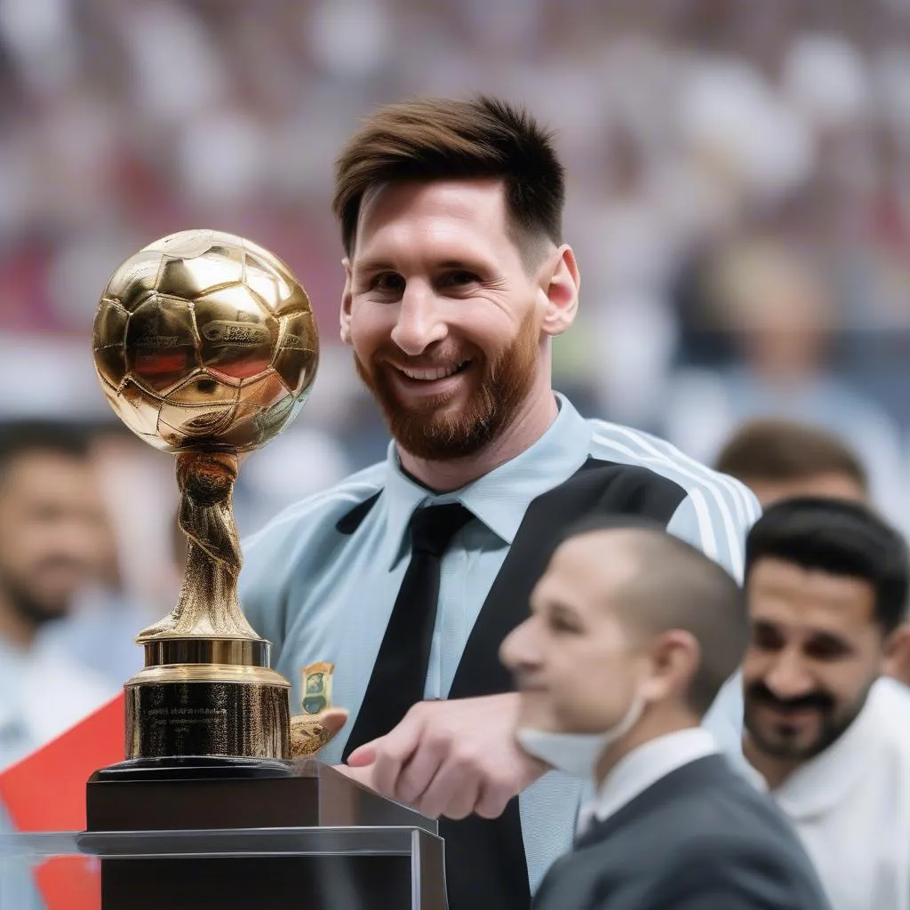 Messi nhận danh hiệu