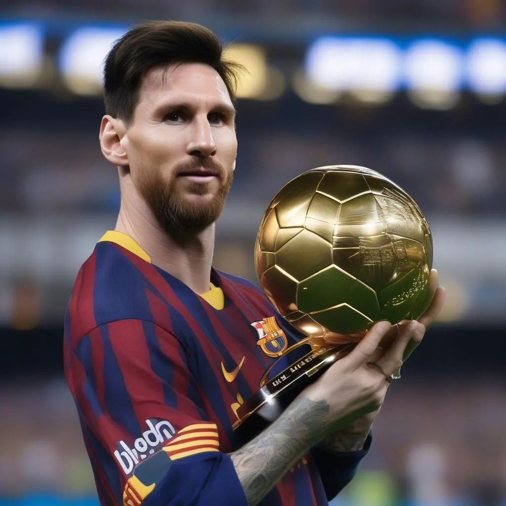 Messi Giành Quả Bóng Vàng