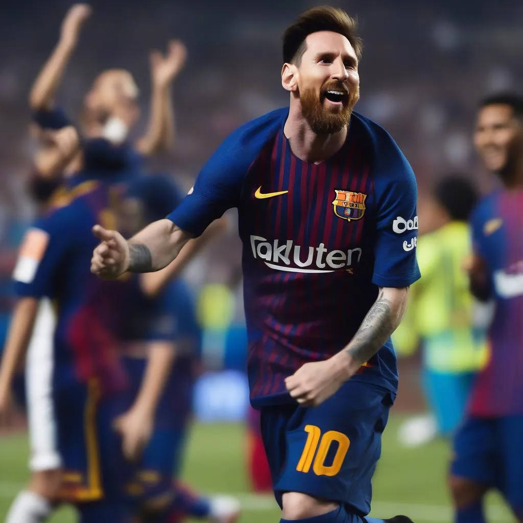 Messi Goal Celebration