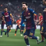 Lionel Messi trong trận đấu với Barcelona