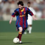 Lionel Messi ghi hat-trick đầu tiên trong màu áo Barcelona vào năm 2005