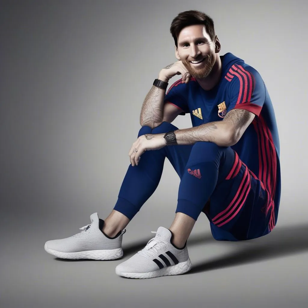 Messi quảng cáo cho Adidas